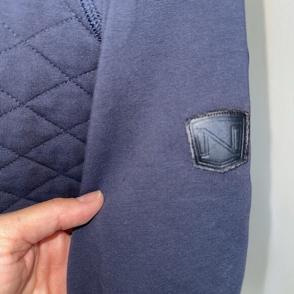 Noble Outfitters Equestrian Apparel Woman’s Quilted Jacket Size S Navy Blue - Picture 11 of 11